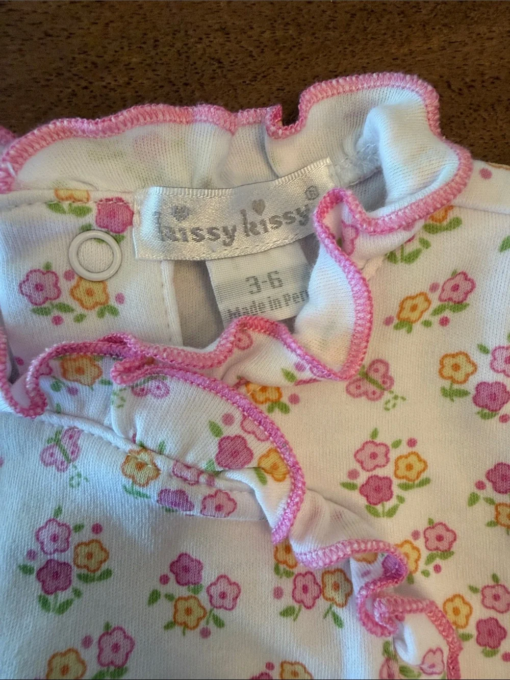 Kissy Kissy Infant Ruffle Bubble Romper